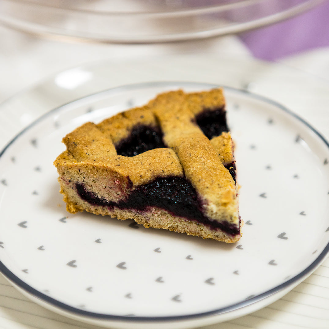 Crostata con farina di Grano Saraceno e Mirtilli