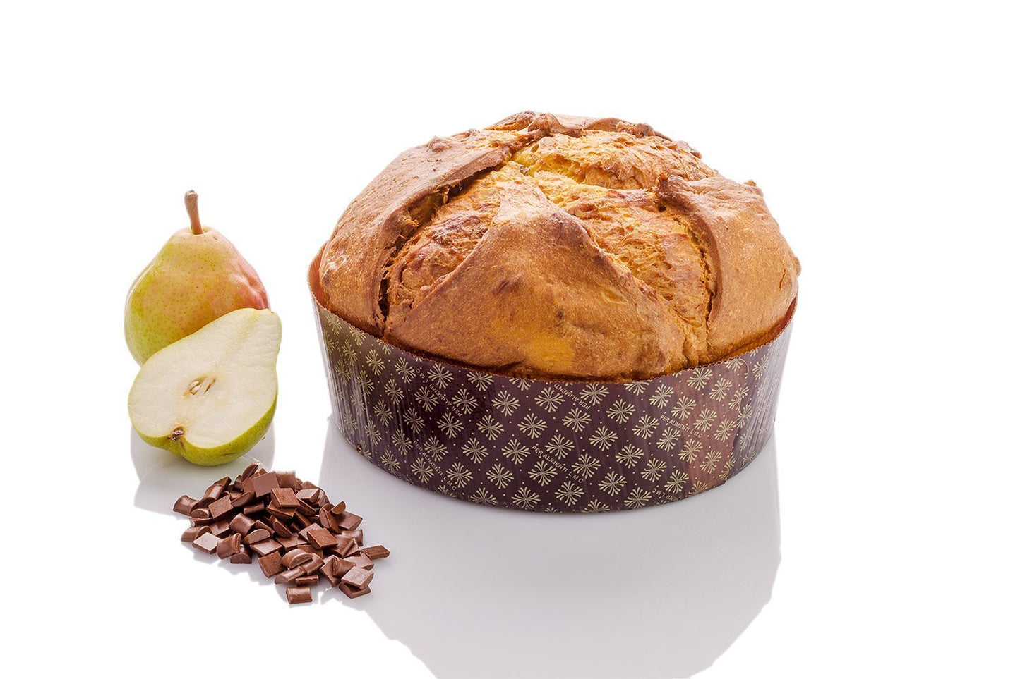 Pandilò Natale Panettone Canditi Pera Cioccolato
