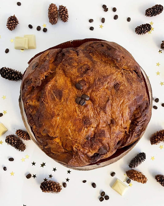 Panettone Caffè e Cioccolato Bianco